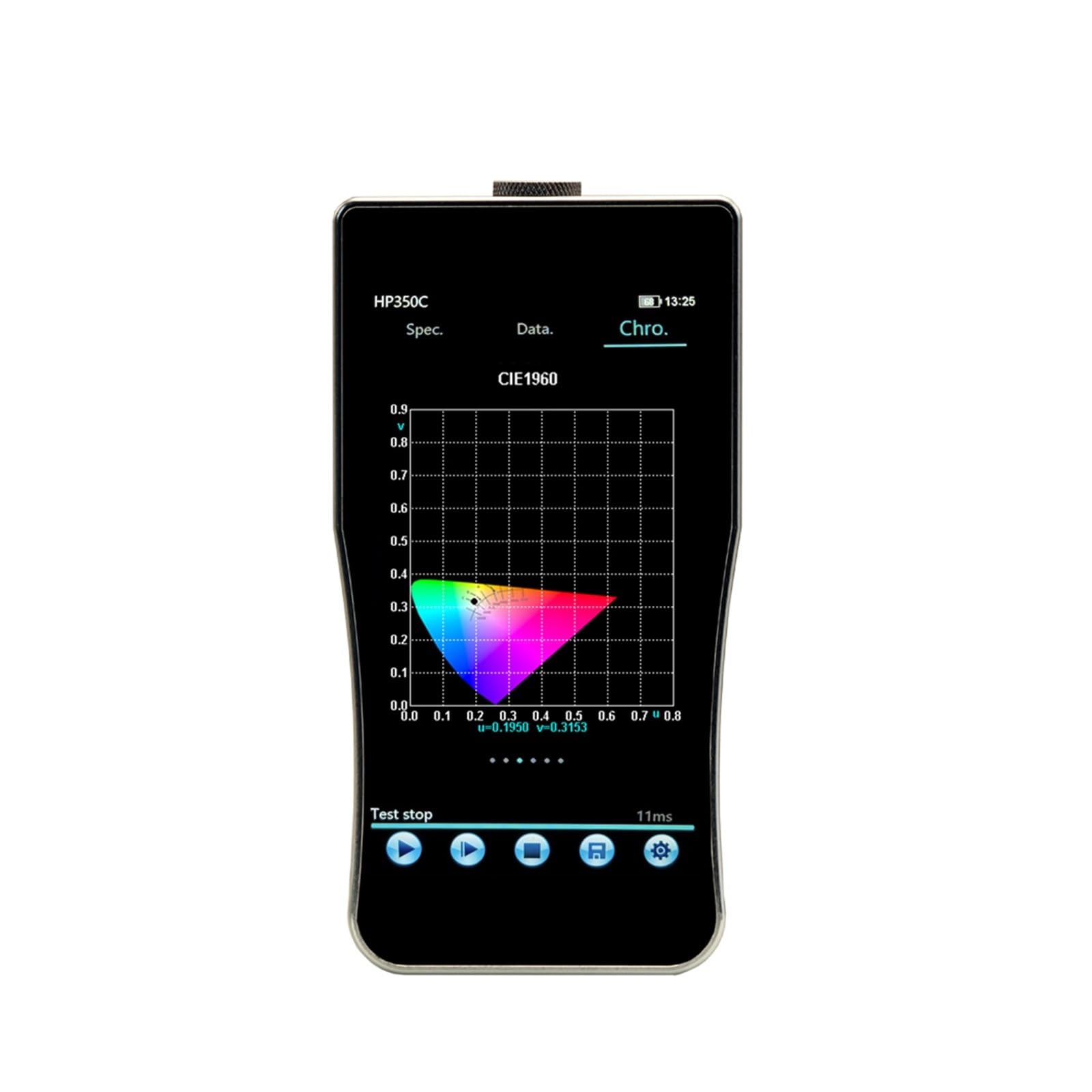 Espectrofotómetro, Espectrómetro De Mano Fibra Óptica, Colorímetro Irradiancia Espectral HP350C 380-780nm