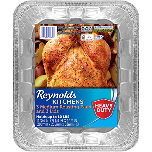 Reynolds Bakeware Heavy Duty Pan with Lids Giant Size 3 ct