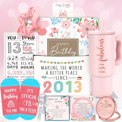13th Birthday Gifts for Girls 13 Year Old Girl Birthday Gift for 13 Years Old Girl Gifts Trendy...
