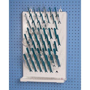 F18933-0013 Drying Rack, Wall-Mount, Single-Sided 3 Tier