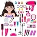 Jouet de coiffure de poupée de simulation Maquillage Coiffure Tête de Poupée Jouet Poupée Maquillage Jouets jouet pour enfant Fille Maquillage Coiffure Peignage Cheveux Pratique Modèle Jouets