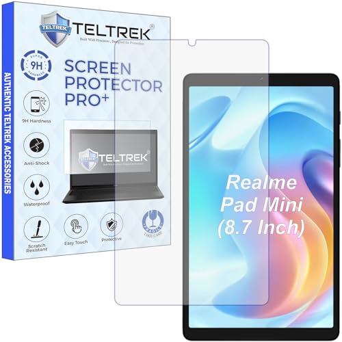 TELTREK Screenguard Compatible With Realme Pad Mini Tab (8.7" Inch Tablet) Flexible PET Screen Guard Not a Tempered Glass Screen Protector