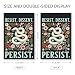 Gkodw Resist Dissent Persist Garden Flag, Funny Snake Protest Signs for Outdoors, Equality Human Rights Progressive Flag, Liberal Porch Sign, Social Justice Empowerment Feminist Wall Lawn Yard Decor D