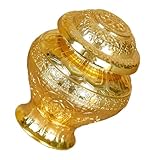 CLISPEED Buddha Flasche aus Legierung Kleine Buddhistische Dekoration Schmuck Feng Shui Glücksbringer Kompakt Tragbar für Gebetsrituale und Wohnambiente