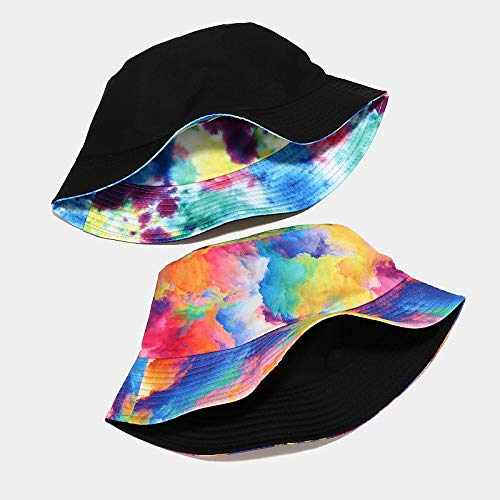 Image of Quanhaigou Bucket Hat for Men Women,Packable Reversible Printed Sun Hats,Fisherman Outdoor Summer Travel Hiking Beach Caps