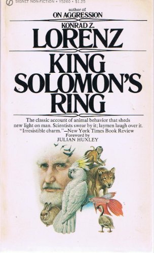 King Solomon's Ring (Mentor Series) by Konrad L... B01FKT34P8 Book Cover