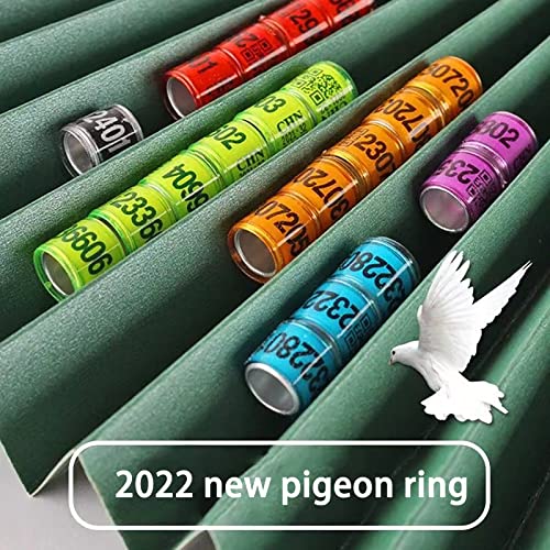 Set Of 100 Pigeon Ring 2023 Aluminium Numbered Dove Rings, Multicolor Pigeon Foot Ring With Au Training Identify Birds Foot Ring And Word Earring, Quality Durable Bird Health Supply #TOP1