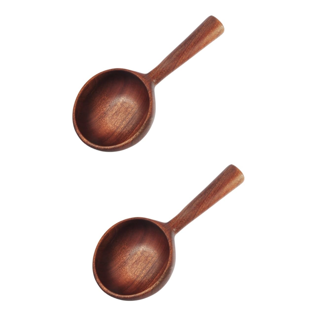 BESTonZON 2pièces Louche Bois Avec Manche Ergonomique Pour Cuisine Et Jardin Ustensile Polyvalent Pour Arroser Et Servir Pour Cuisson Lavage Des Légumes