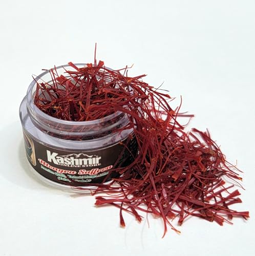 Image of Kashmir Online Store Original Saffron - Natural & Pure Finest Grade Kashmiri Kesar For Pregnant Women, Cooking, Face & Skin. (0.5 Gm)
