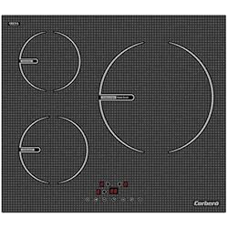 Corbero Ccibr7203 Corberó CCIG3BL603 Placa Inducción 3 Zonas, 6000 W, Función Pause y Keep Warm, Touch Control, 1 Boosters, Zona Grande 30 Cms, Temporizador, Desconexión automática de seguridad, Bloqueo de Seguridad