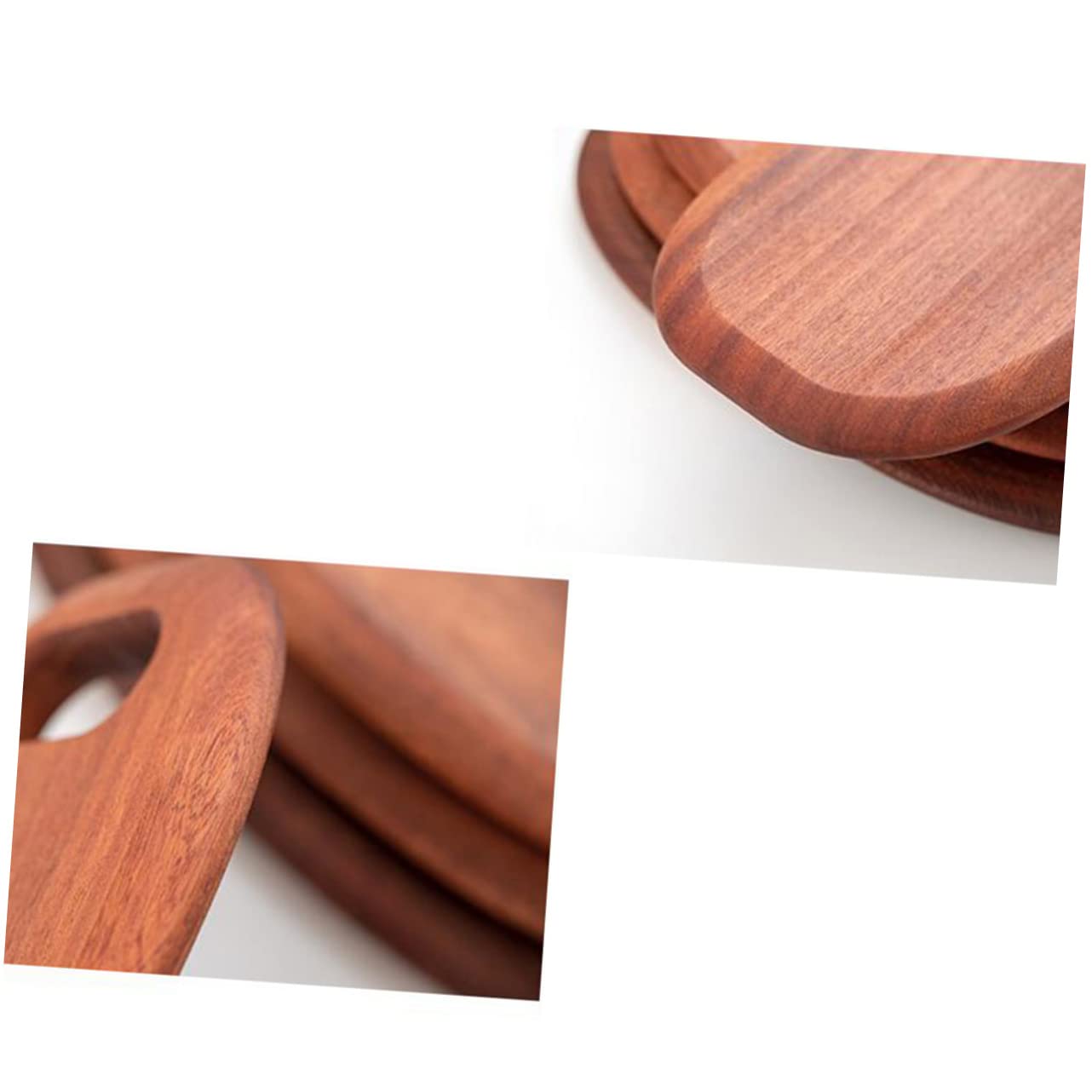 Planche à Découper en Bois Rectangulaire Marron, Billot de Découpe