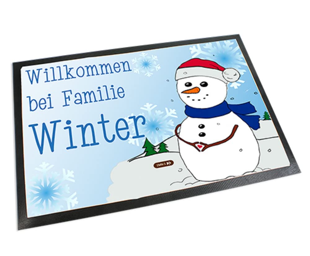 Fußmatte mit Foto und Text selbst gestalten und bedrucken 70cm-105cm Gummirand rutschfest Fußabtreter Fussmatte Türvorleger Fussabtreter Fußabstreifer Fussabstreifer Schmutzfänger Schmutzmatte