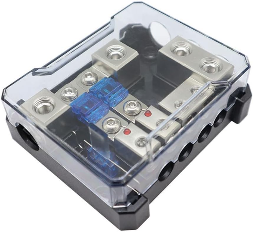 for Car and Boat 4Way Fuse Holder Block with 60A Fuses for Audi o Set