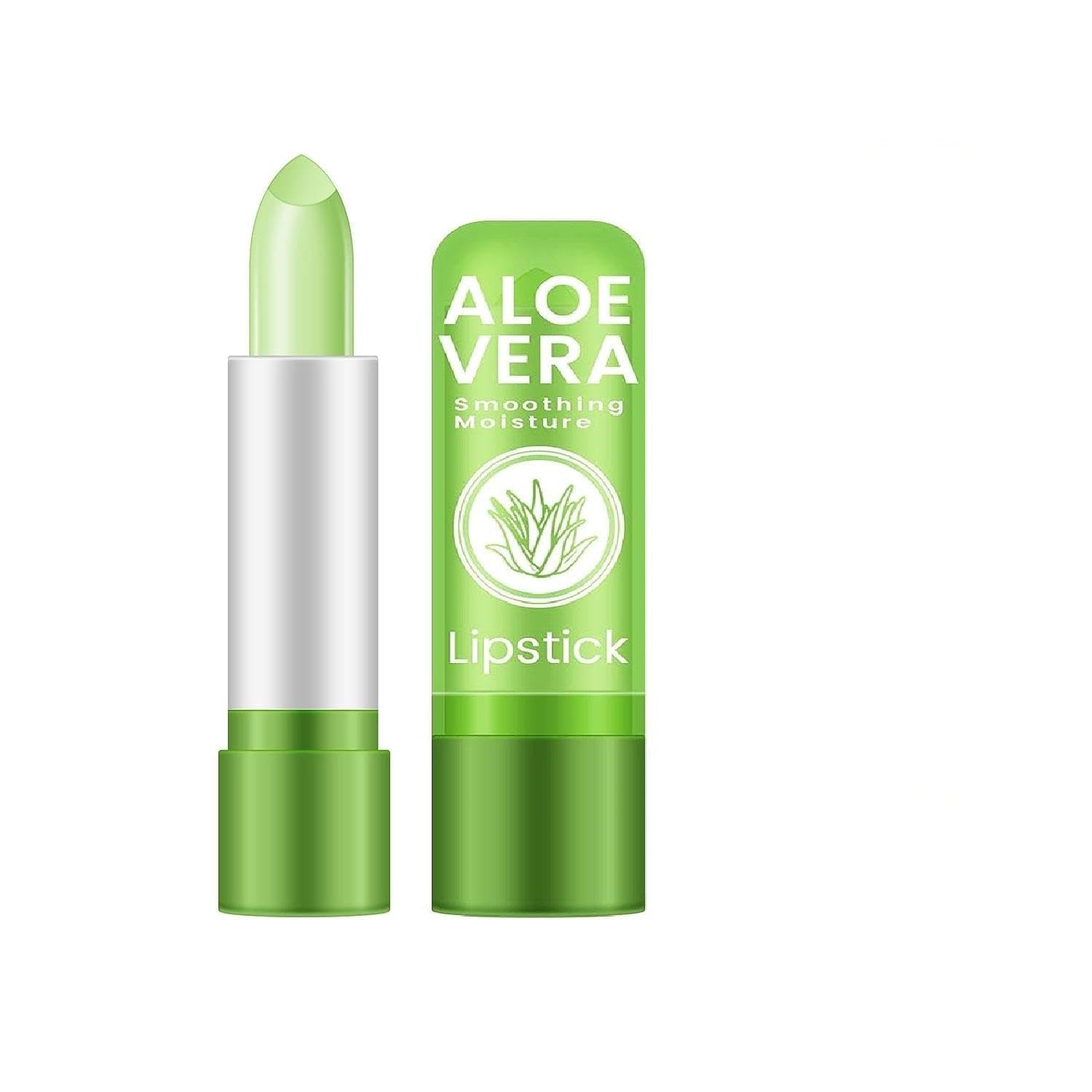 Digital Shoppy Moisture Lip Balm Aloe Vera Natural Lipbalm Temperature Changed Color Lipstick Long Lasting Nourish Protect Lips Care Makeup-image-25