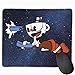 Produktbild Whecom Gaming Mauspad Schwarz, Non-Slip Gaming Mouse Mat Custom Cuphead Shotgun Mouse Pad Personality Designs Smooth Comfortable Touch Gaming Mousepad 25 * 30cm / 11.81"x9.84"