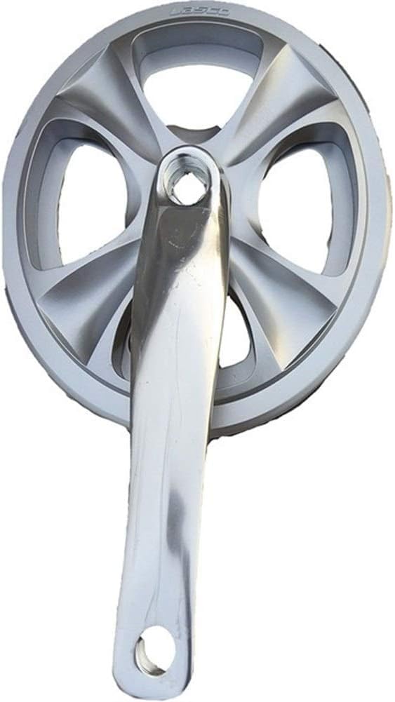 Zxdgsdrdtw 165Mmsliverset Bicycle 8-Speed Chainwheel Aluminum Alloy Crank Single Speed 46(165Mmsliverset)
