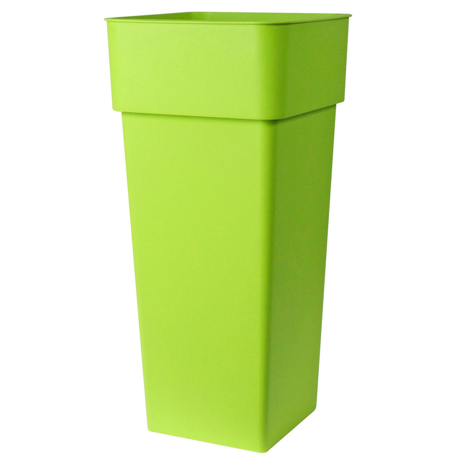 Euro3plast Typ Duo 3014.86 Blumentopf mit Einsatztopf 38 x 38 x 80 cm Apfelgrün für den Innen- und Außenbereich