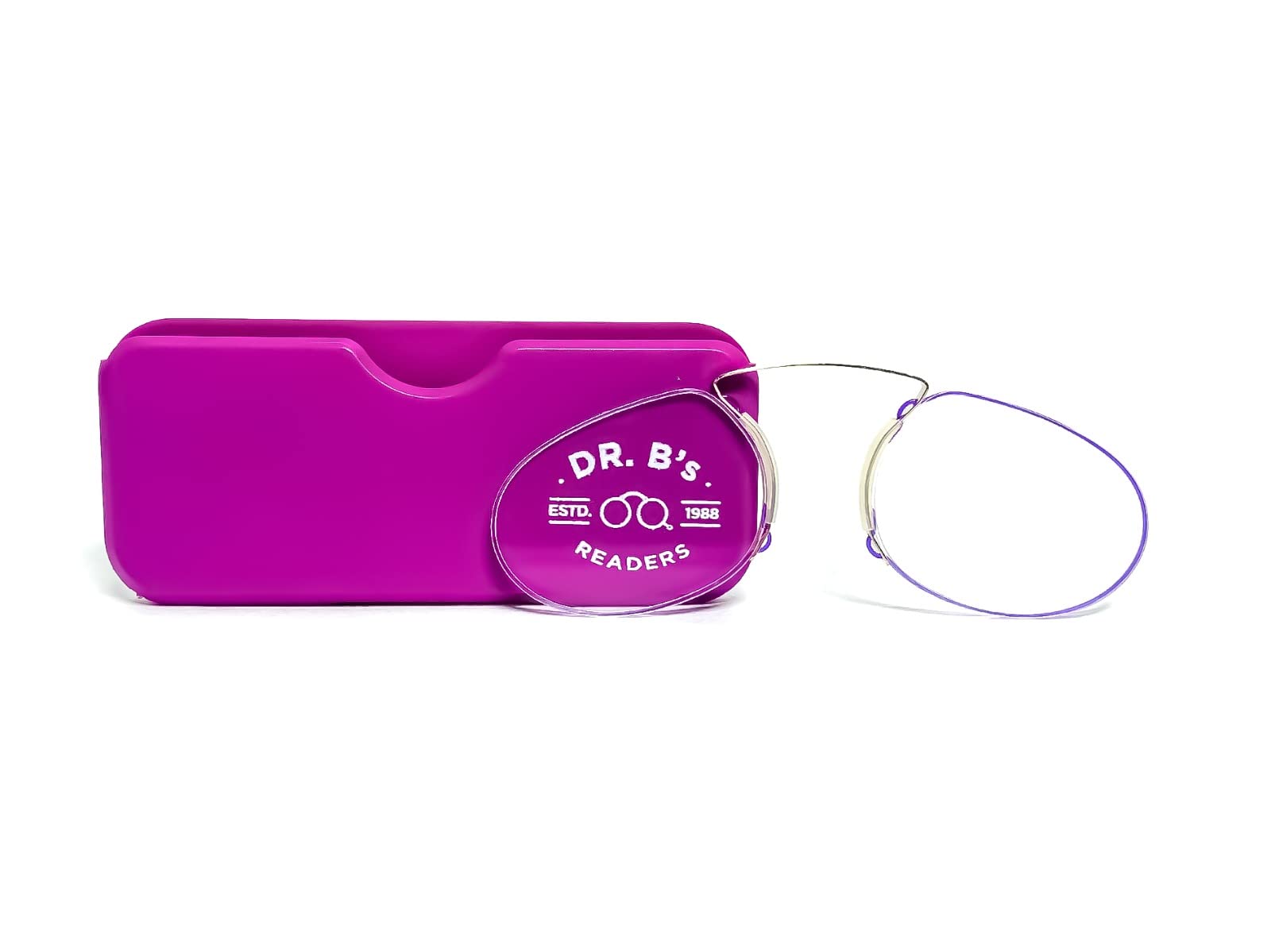 DR. Bs Readers Nose Pinch Reading glasses with Universal Pod Case Men Women Eyeglasses for Reading Glasses Reader (B0B7NGKSGM) Amazon Price History, Amazon Price Tracker