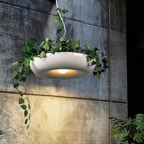 Lustre créatif nordique en pot de fleur suspendu pour un design d'exception - 5