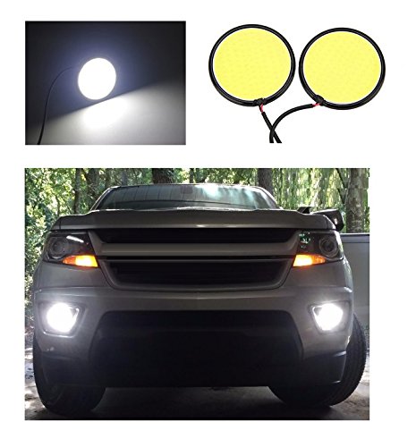Image of A2D 2.5 inch 18W 6000K Full Cobe Spotlight LED DRL Fog Lamp Light Set of 2 White For Hyundai Verna Transform
