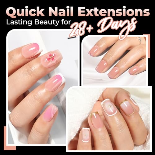 Image of UNA GELLA Extra Short Nail Tips Square Pre-etched Full Cover 120Pcs | Soft Gel Square Nail Tips False Fake Nails for Acrylic Clear Short Press on Nails Home DIY Salon 12 Sizes for Women