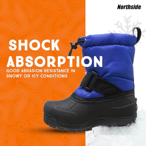 Image of Northside Frosty Insulated Winter Snow Boots for Girls and Boys with Rugged, Water Resistant Nylon Upper, Quick-Drying Lining, Removable EVA Insole, and Durable TPR Outsole