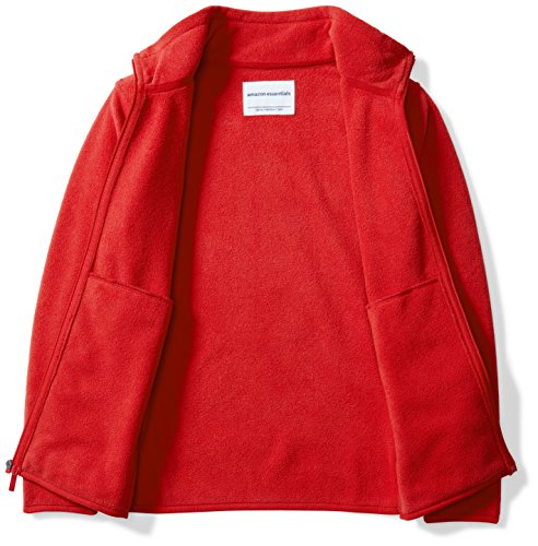 Image of Amazon Essentials Boys and Toddlers' Polar Fleece Full-Zip Mock Jacket, Insulated, Long Sleeve