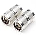 ANHAN N Type Male to Male Adapter Connector N Type Male Connector N-JJ RF coaxial Adapter RF Straight Adapter Connector Wi-Fi Adapter Coupler 2 Packs