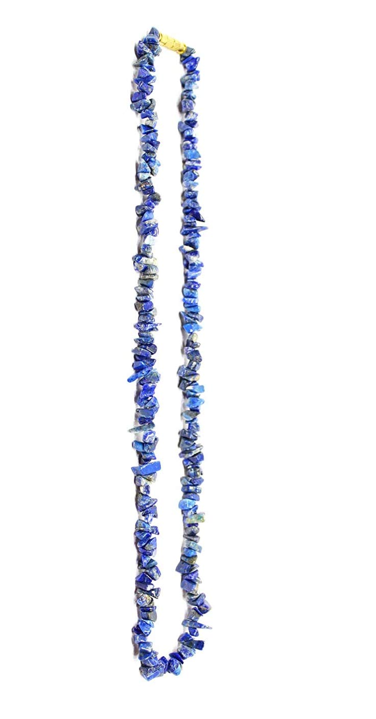 Lepis Lajuli Stone Chip Mala for Reiki Crystal Healing Stone Mala-image-45