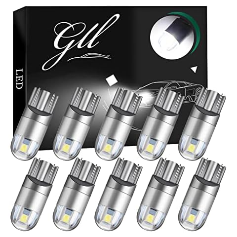 GLL T10 LED Bulbs for Car Lighting Cover