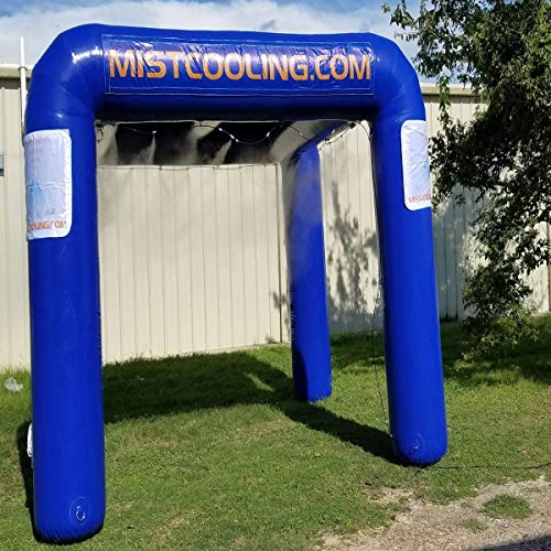 mistcooling Inflatable System - Inflatable Misting Tent - with High Pressure Misting Pump with Misting System. for Outdoor Cooling, Outdoor Event Cooling. Easy Set up
