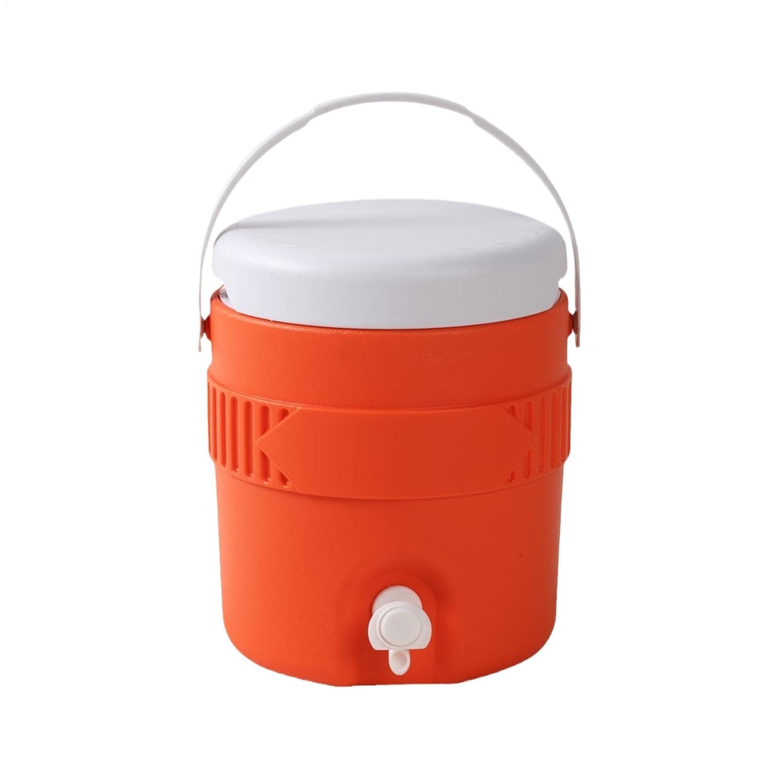 Sports Drink Dozownik do picia, izolowany pojemnik napoje, 3,8 l gor?ce i zimne napoje (pomara?czowy/niebieski), 8,86 x 8,46 x 10,04 cala imprezy outdoorowe
