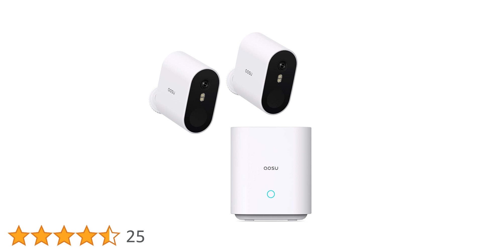 aosu 防犯カメラ 屋外 2台セット 電池式9200mAh 166°広い視野角 aosu 防犯カメラ 屋外 2台セット 電池式9200mAh 166°広い視野角