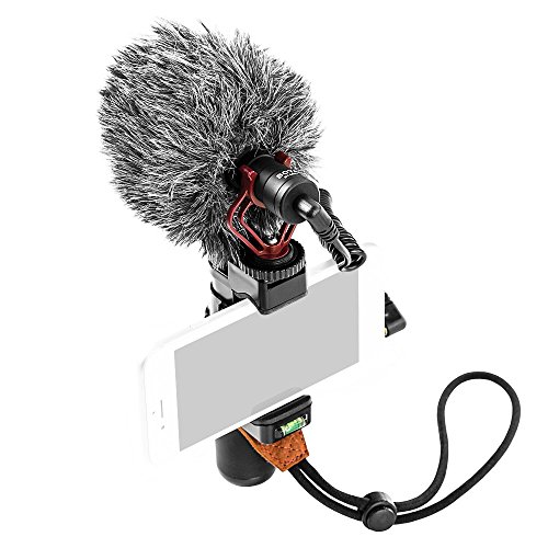 Boya by de MM1 Mini de supercardioide Micrófono Mic condensador elec