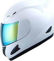 Vista 21 de 1Storm - Casco de cabeza completa para motocicleta, diseño de calavera mecánica HJDJ11