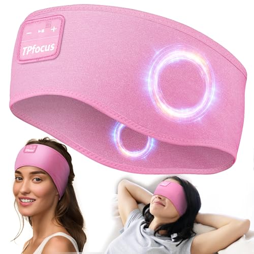 TPfocus Auriculares para Dormir ASMR Auriculares Bluetooth Regalo Hombre y Mujer Sleep Headphones Deportiva Inalámbrico Recargable Bluetooth Dormire para Correr,Viajes y Relax