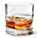 Savoy Whiskey Glass Set of 2 in Leather Gift Box Scotch, Brandy, Liquor Tumbler