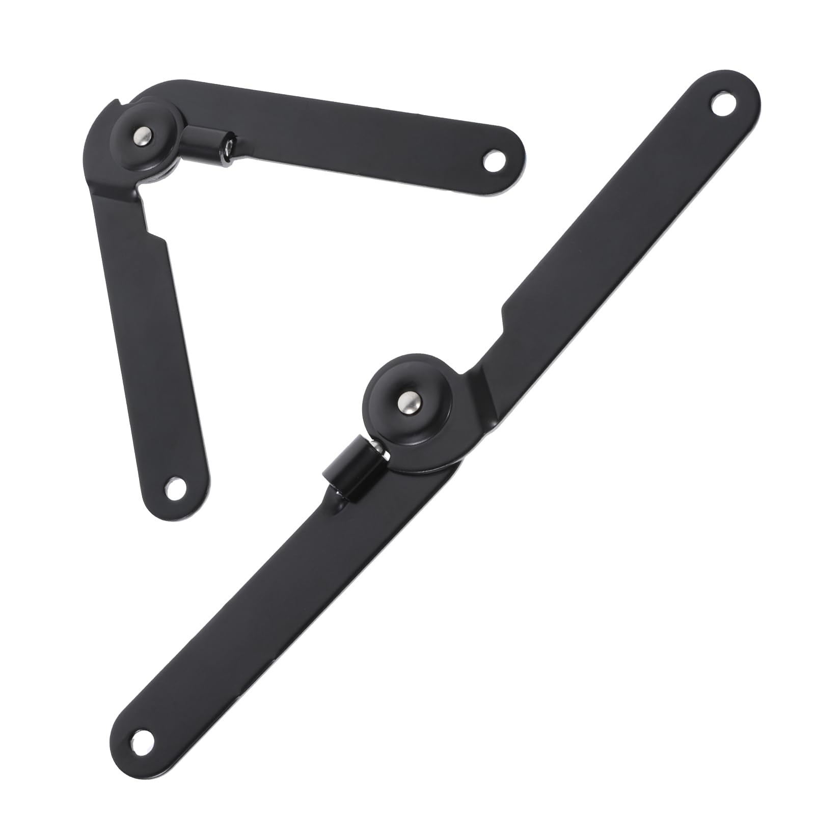 2 PCS 180 Degree Lid Support Hinge Black Rotatable Folding Hinges