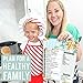 Hadley Designs Magnetic Meal Planner for Refrigerator-Clementine Weekly Menu Board for Kitchen Conversion Chart Magnet, Dry Erase Board for Refrigerator, Magnetic Menu Board for Fridge