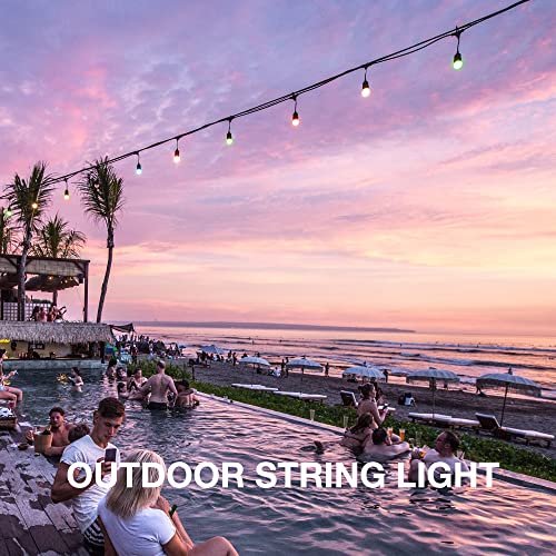 Alampever 24-Pack Colored Led String Light Bulbs - Shatterproof & Waterproof, Vintage Style - Red, Green, Blue, Warm White - 1W Outdoor Bulbs With E26 Medium Base And Cri80 #TOP3