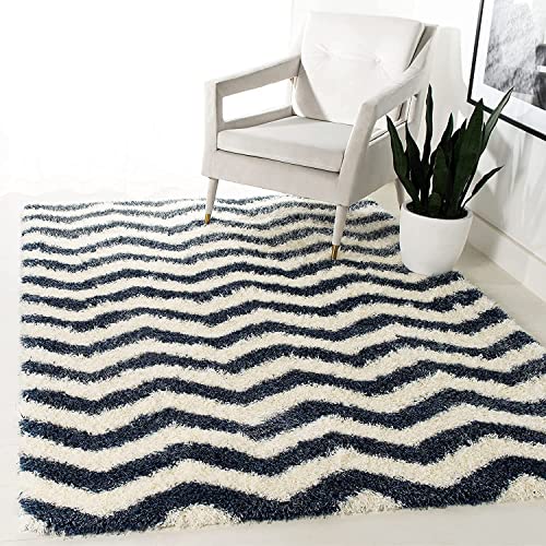 Image of Modern Soft 3D Shaggy Fur Rectangular Carpets for Living Room Thick Fluffy Rugs for Bedroom,2X6 Feet,Multi Color