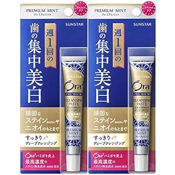 Amazon 医薬部外品 オーラツー プレミアムクレンジングペースト プレミアムミント ホワイトニング 歯みがき17g Ora2 オーラツー 大人用ハミガキ粉 通販
