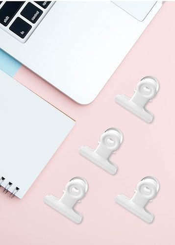 Miniatura 7 de Paquete de 20 clips de acero pulido de 2 pulgadas, clips de metal para carpeta de bulldog, abrazaderas grandes para bolsas de alimentos, fotos,