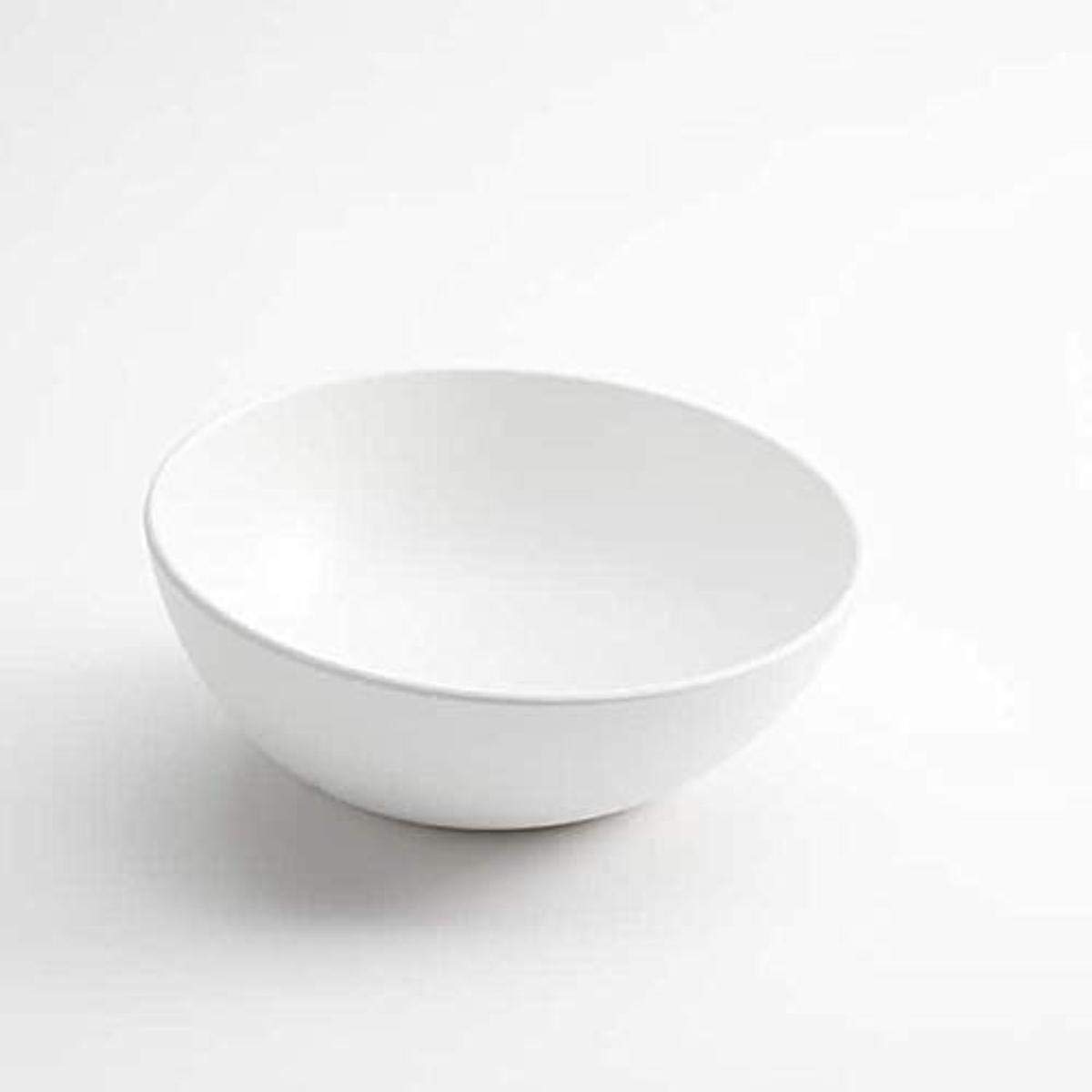 Melamine Angled Bowl by American Metalcraft – 40.0 ounces, Melamine, White, Model LFTBW8