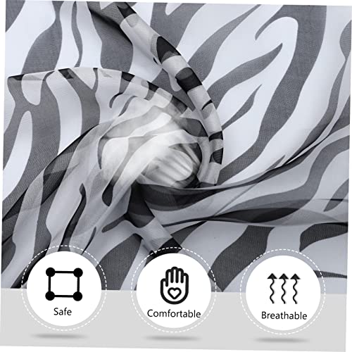 Yardenfun 1Pc Zebra Print Scarf Rebozos Para Mujer Travel Decor Microfiber Travel Towel Quick Dry Pool Towels Lady Chiffon Scarf Beach Scarf Fashion Lady Chiffon Scarf Chiffon Seaside #TOP7