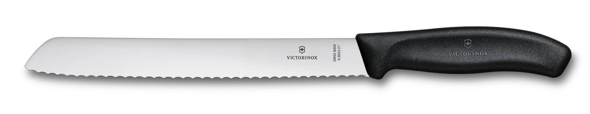 Victorinox Black Swiss Classic Bread Knife - 21 Cm Serrated Edge