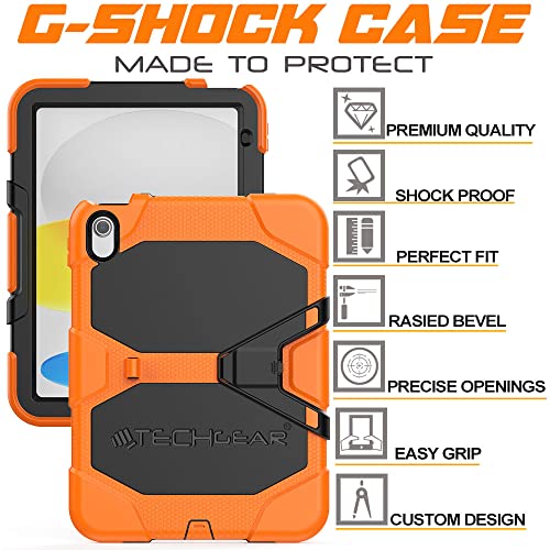 TECHGEAR G-SHOCK Case for iPad 11" A16 (11th Gen 2025) & 10.9" (10th Gen 2022) - Image 4