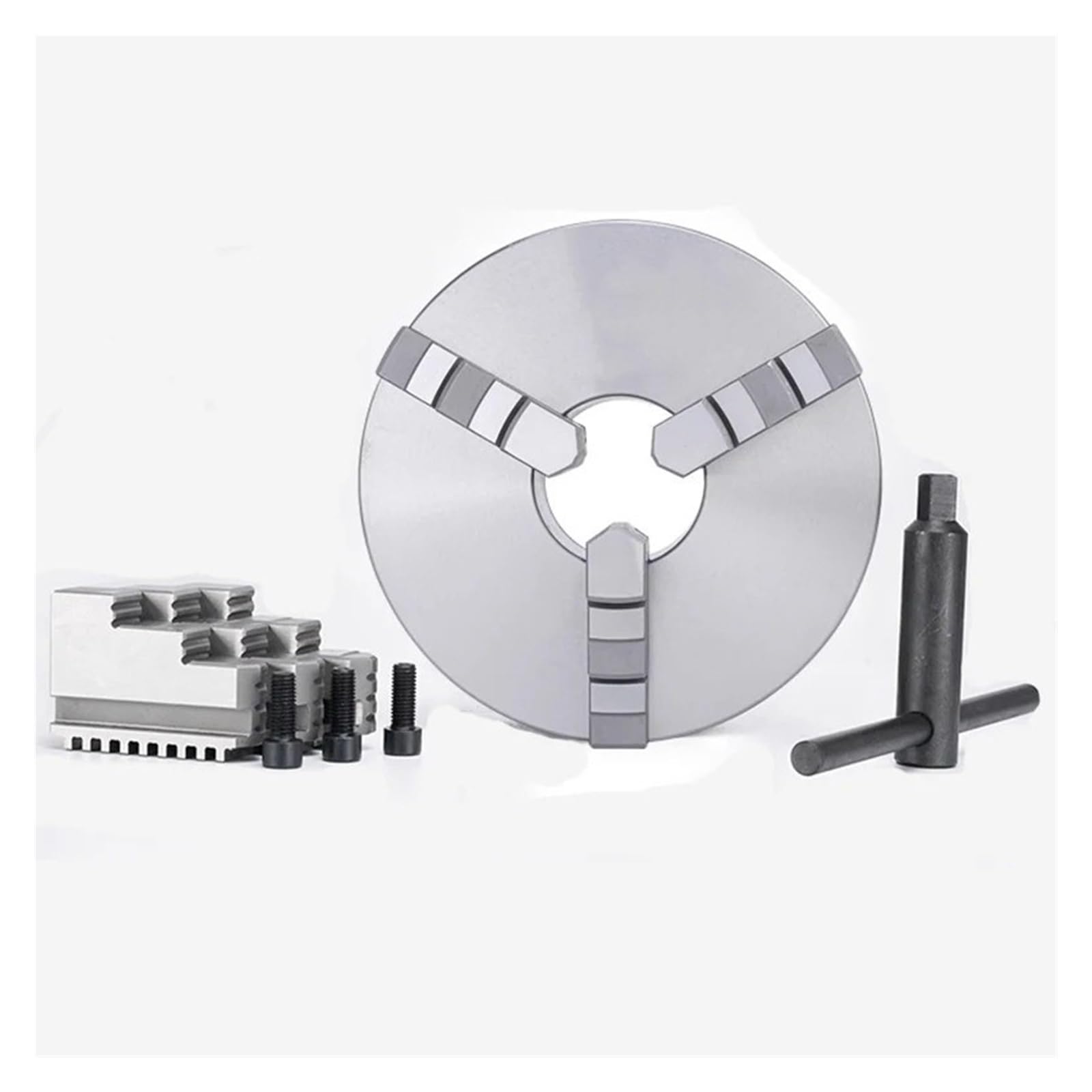 Uchwyt tokarski 125 mm 3-szczękowy samocentrujący uchwyt K11-125 metalowy uchwyt tokarski, ręczny uchwyt do przewijania
