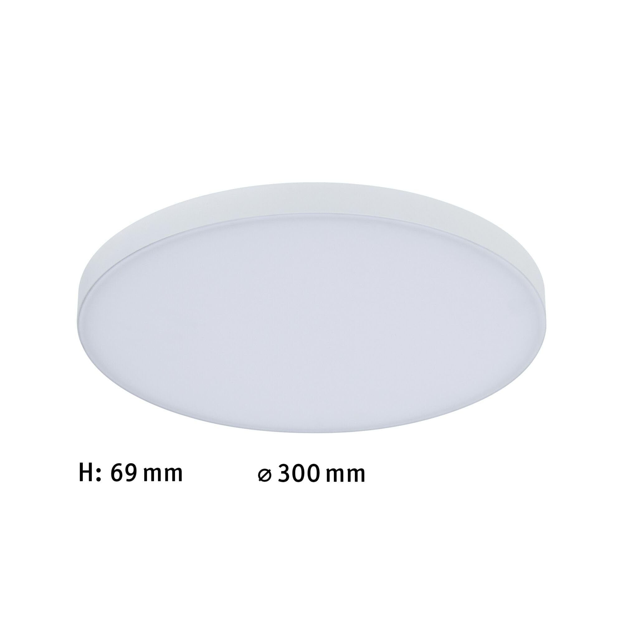 Paulmann 79899 panel LED Velora Smart Home Zigbee 600 mm okrągły, w zest. 1x16,5 W ściemniany, sterowanie kolorami RGBW, oprawa sufitowa 3000 K