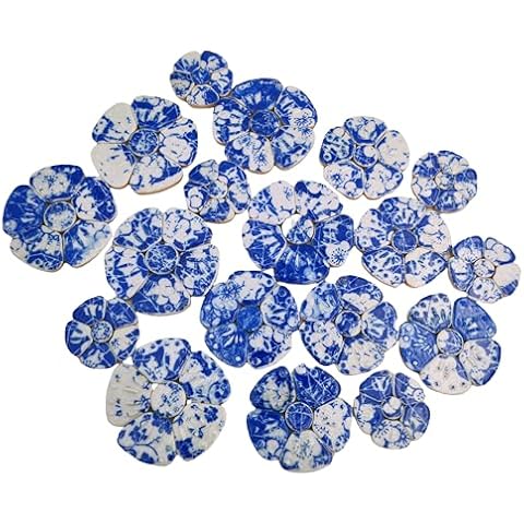 500g Ceramic Flower Mosaic Tiles for Crafts Cover